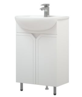 Тумба под раковину Corozo Сириус SD-00001437 55см белый